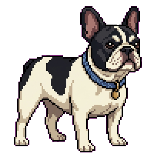 Pixel dog companion